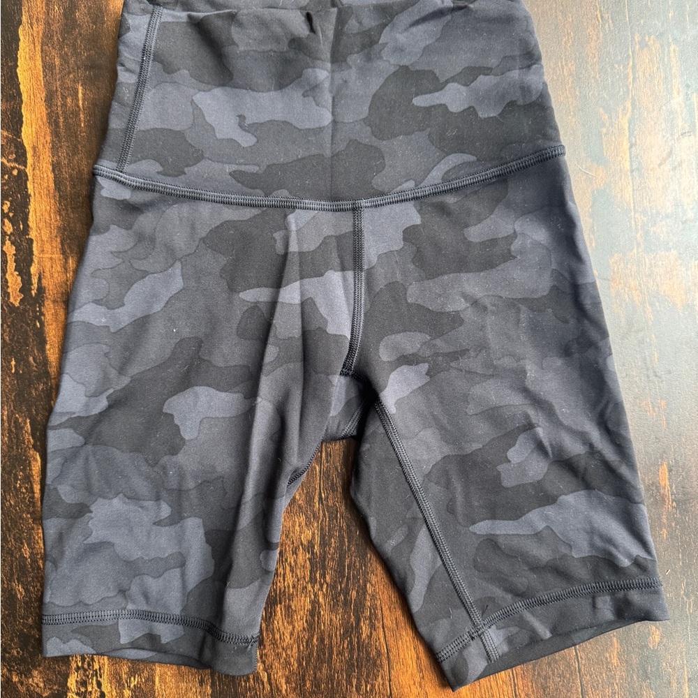 lululemon athletica Black Camo Athletic Shorts
